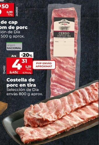 Dia Costella de Porc en Tira oferta