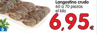 Alimerka Langostino crudo 60 a 70 piezas oferta