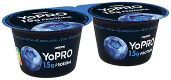 E.Leclerc Yopro danone fresa, natura o arándanos oferta