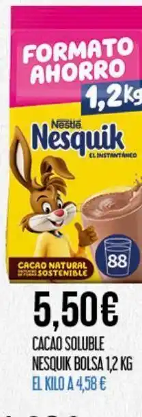 Claudio Cacao soluble nesquik oferta