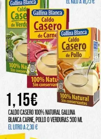 Claudio Caldo casero gallina blanca oferta