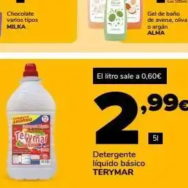 Supeco Detergente líquido básico oferta