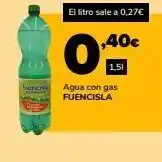 Supeco Agua con gas oferta