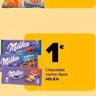 Chocolate varios tipos milka