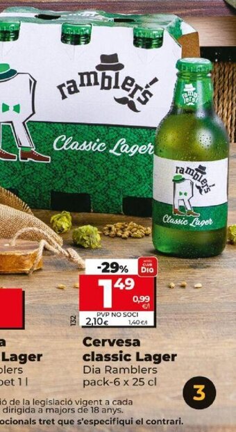 Dia Cervesa Classic Lager oferta