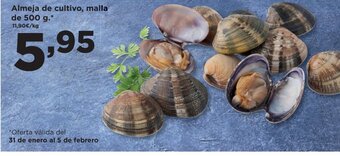 Alimerka Almeja de Cultivo, Malla De 500g oferta