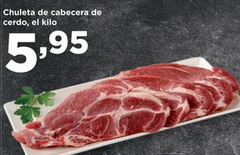 Alimerka Chuleta de Cabecera de Cerdo, el Kilo oferta