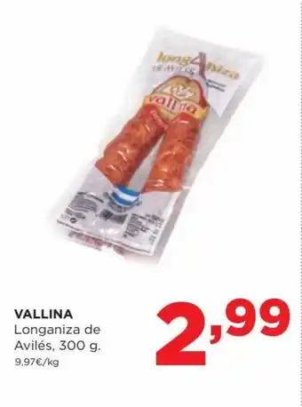 Alimerka Vallina Longaniza de Avilés oferta