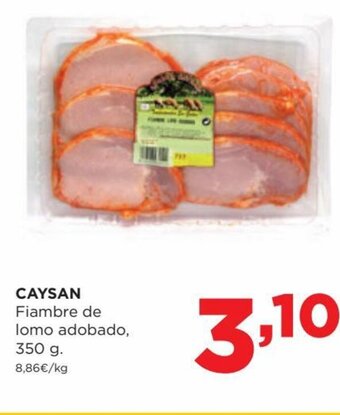Alimerka Caysan Fiambre de Lomo Adobado 350 g oferta