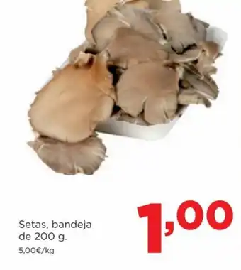 Alimerka Setas bandeja 200g oferta