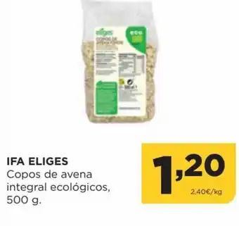 Alimerka Ifa Eliges Copos de Avena Integrsal Ecológicos oferta
