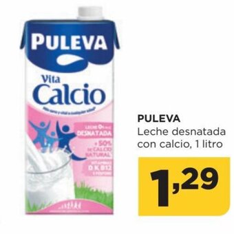 Alimerka Puleva Leche Desnatada con Calcio, 1 Litro oferta