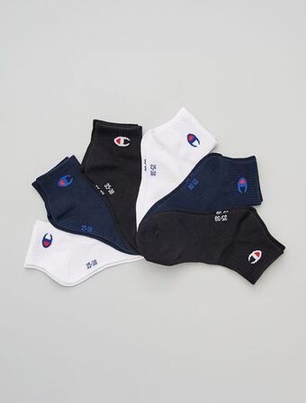 Pack de 6 pares de calcetines cortos 'champion'