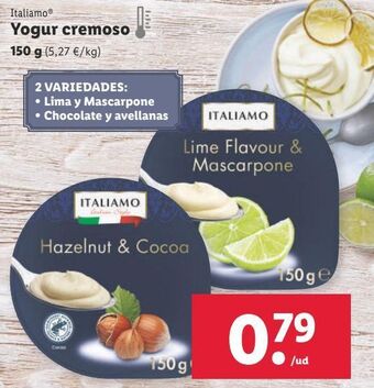 Lidl Yogur italiamo oferta