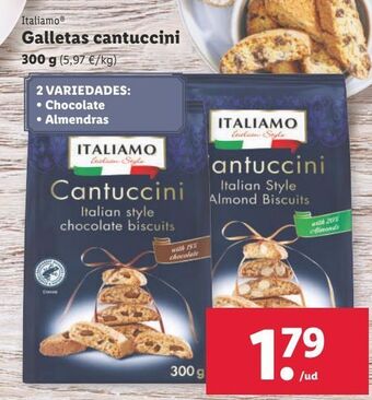Lidl Galletas italiamo oferta