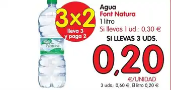Alimerka Font Natura Agua 1l oferta