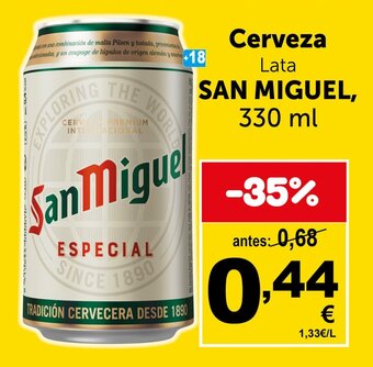 Masymas Cerveza lata san miguel oferta