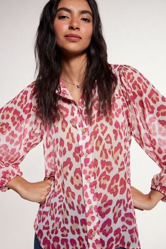 Cortefiel Blusa estampada oferta