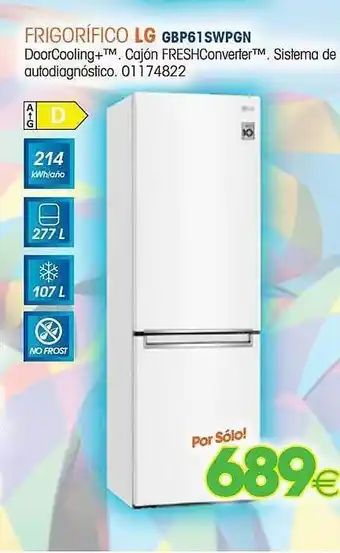 Master Cadena Frigorífico lg oferta