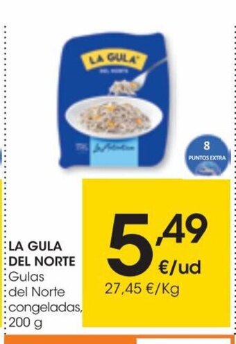 Eroski La Gula Del Norte Gulas Del Norte Congeladas 200 g. oferta