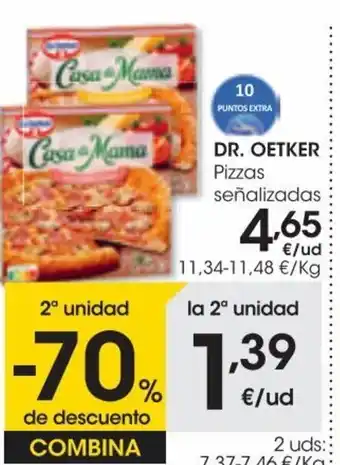 Eroski Dr. Oetker Pizzas Señalizadas oferta