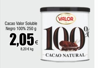 FROIZ Cacao Valor Soluble Negro 100% 250g oferta