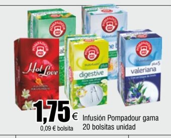 FROIZ Infusión Pompadour Gama 20 Bolsitas Unidad oferta