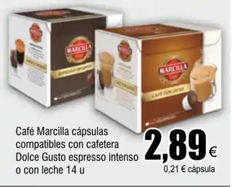 FROIZ Café Marcilla Cápsulas Compatibles Con Cafetera Dolce Gusto Espresso Intenso oferta