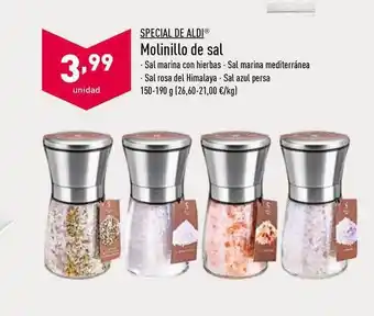 ALDI Special De Aldi Molinillo de sal 150-190g oferta