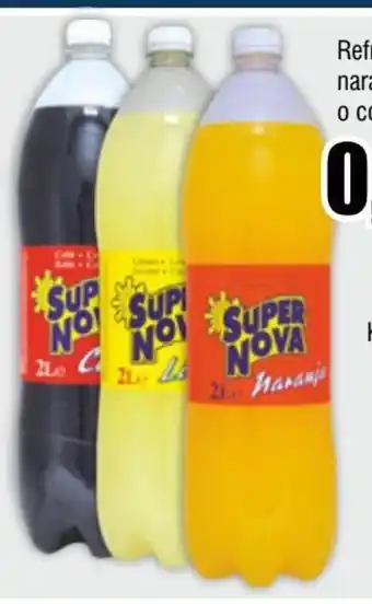 FROIZ Refresco Super Nova Naranja, Limón o Cola 2L Unidad oferta