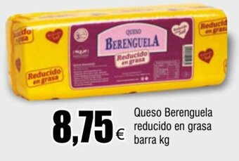 FROIZ Queso Berenguela Reducido En Grasa Barra kg oferta