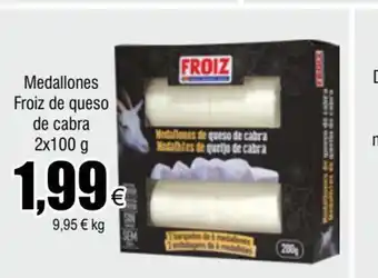 FROIZ Medallones Froiz de Queso De Cabra 2x100g oferta