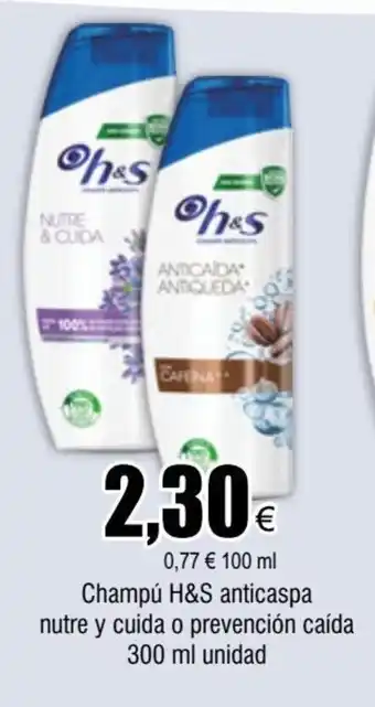 FROIZ Champú H&S Anticaspa Nutre y Cuida oferta