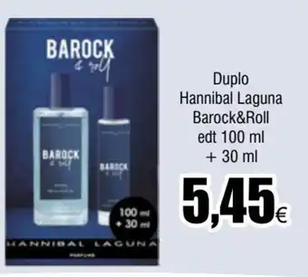 FROIZ Duplo Hannibal Laguna Barock & Roll Edt 100ml + 30ml oferta