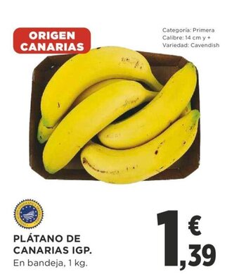 Supercor Plátano de Canarias IGP. oferta