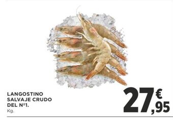 Supercor Langostino Salvaje Crudo Del N°1 oferta
