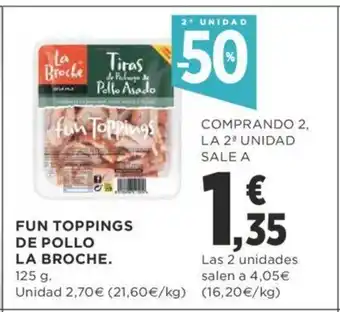 Fun Toppings De Pollo La Broche