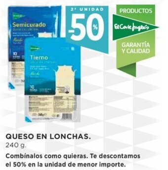 Supercor Queso en Lonchas oferta