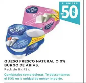 Supercor Queso Fresco Natural o 0% Burgo de Arias oferta