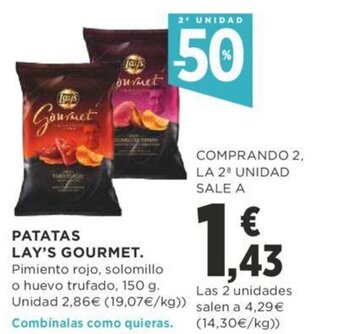 Supercor Patatas Lay's Gourmet oferta