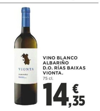 Supercor Vino Blanco Albariño D.O. Rías Baixas Vionta oferta