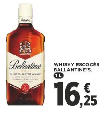Supercor Whisky Escocés Ballantine's 1L oferta