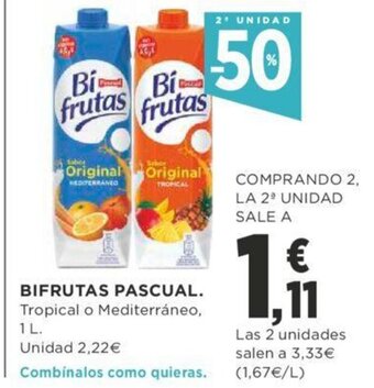 Supercor Bifrutas Pascual oferta