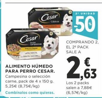 Supercor Alimento Húmedo Para Perro Cesar oferta