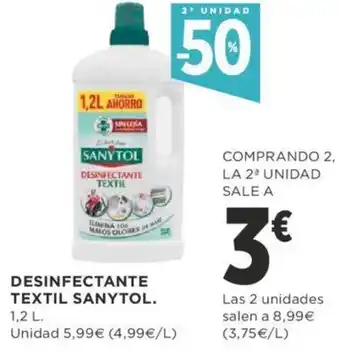 Supercor Desinfectante Textil Sanytol oferta