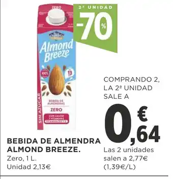 Supercor Bebida De Almendra Almond Breeze oferta