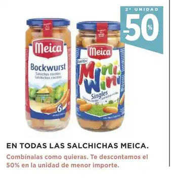 Supercor En Todas Las Salchichas Meica oferta