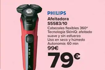 Carrefour Philips afeitadora s5583 10 oferta
