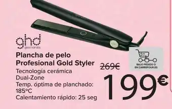 Carrefour Ghd plancha de pelo profesional gold styler oferta