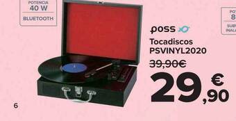 Carrefour Poss tocadiscos psvinyl2020 oferta
